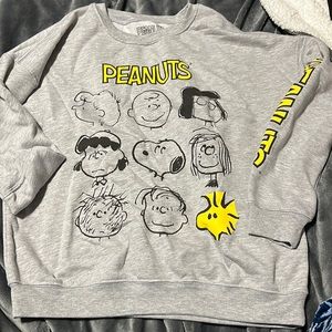 Grey Peanuts crewneck